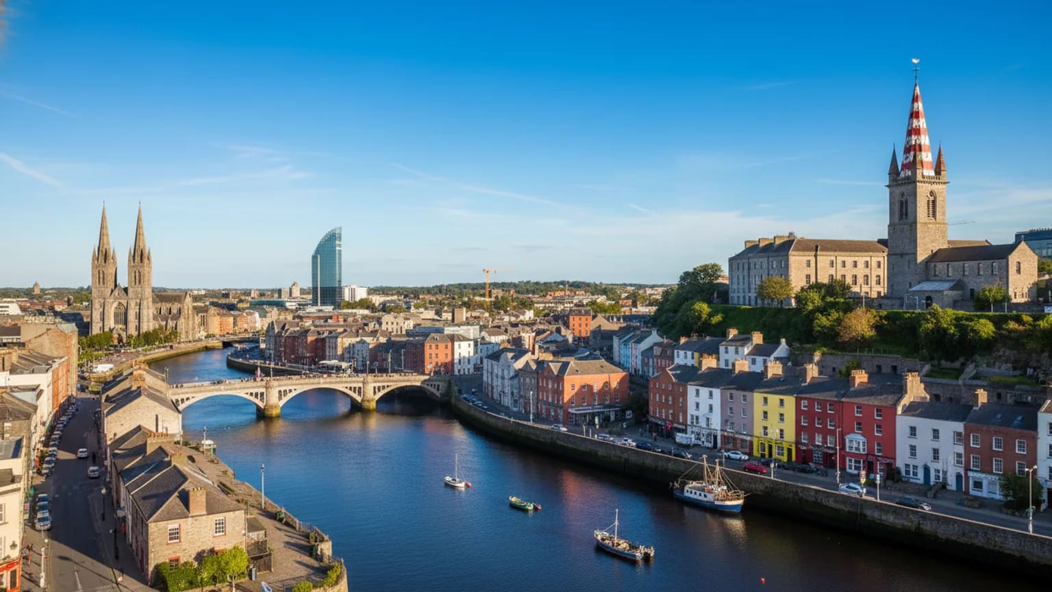 Vue panoramique de Cork