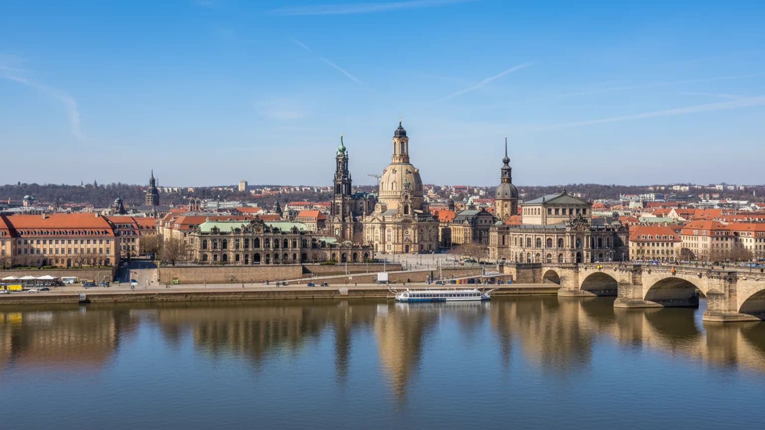 Vue panoramique de Dresden