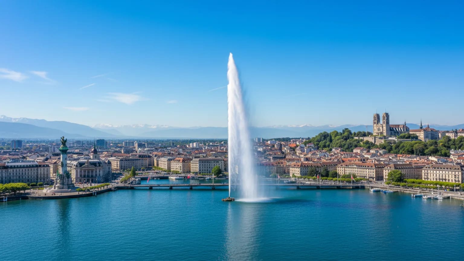 Vue panoramique de Geneva