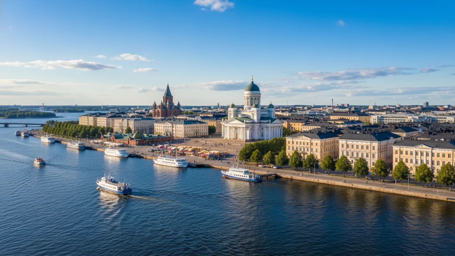 Vue panoramique de Helsinki
