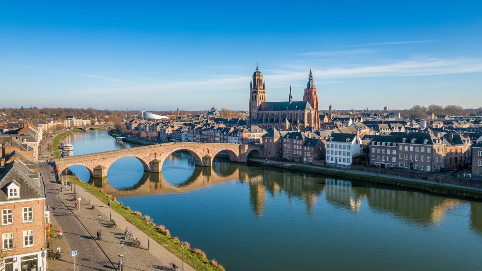 Vue panoramique de Maastricht