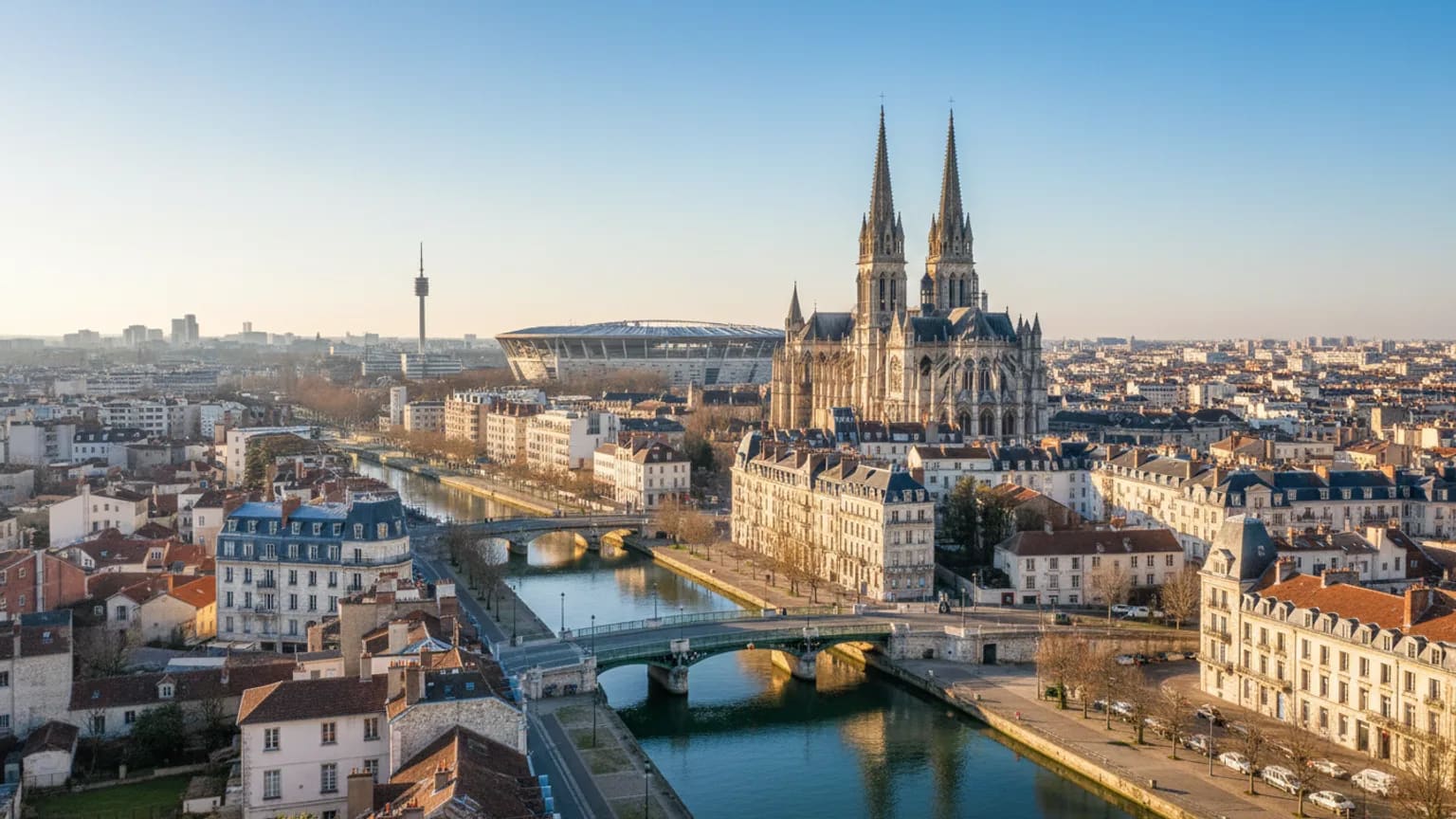 Vue panoramique de Saint-Denis