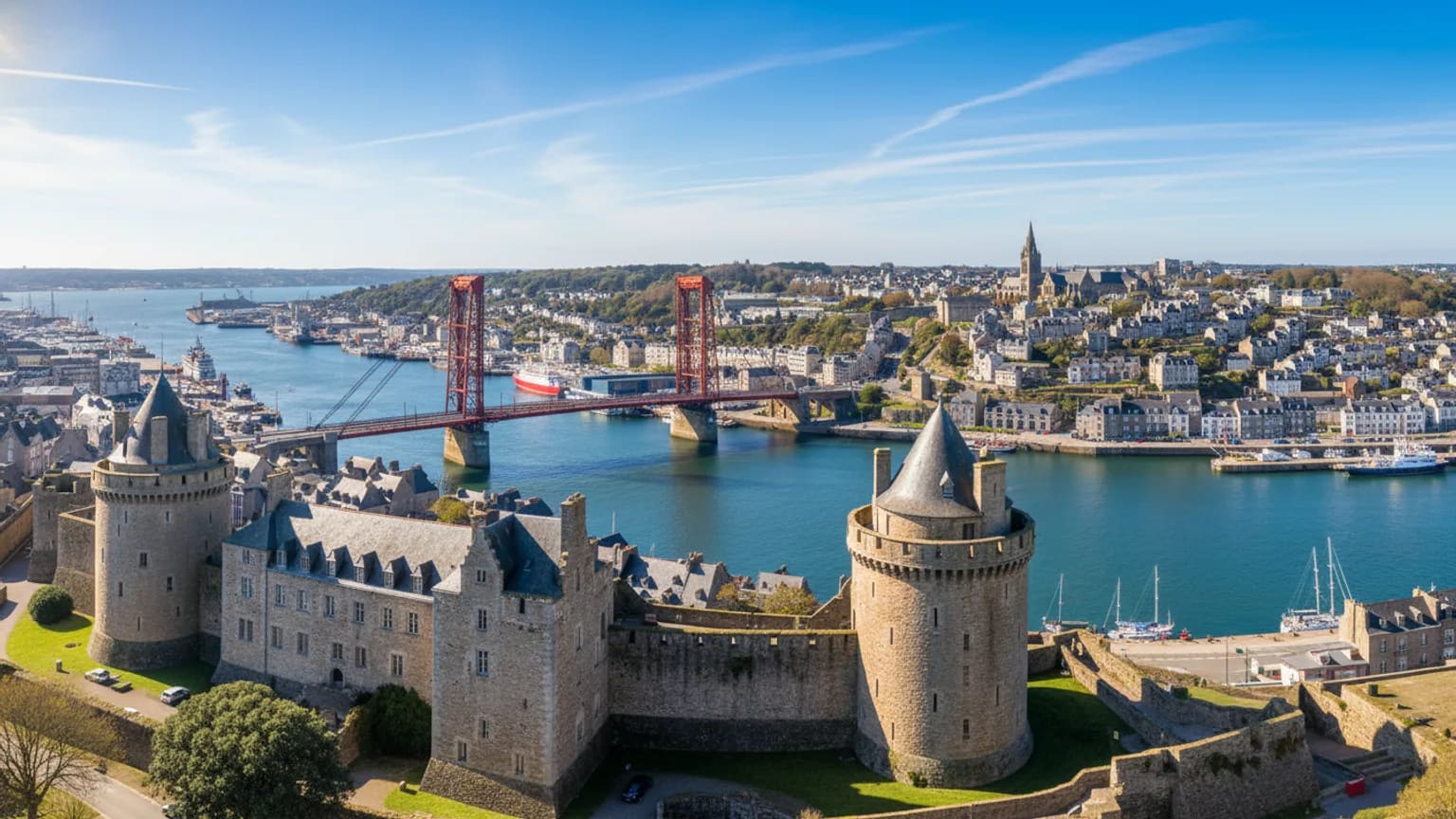 Vue panoramique de Brest