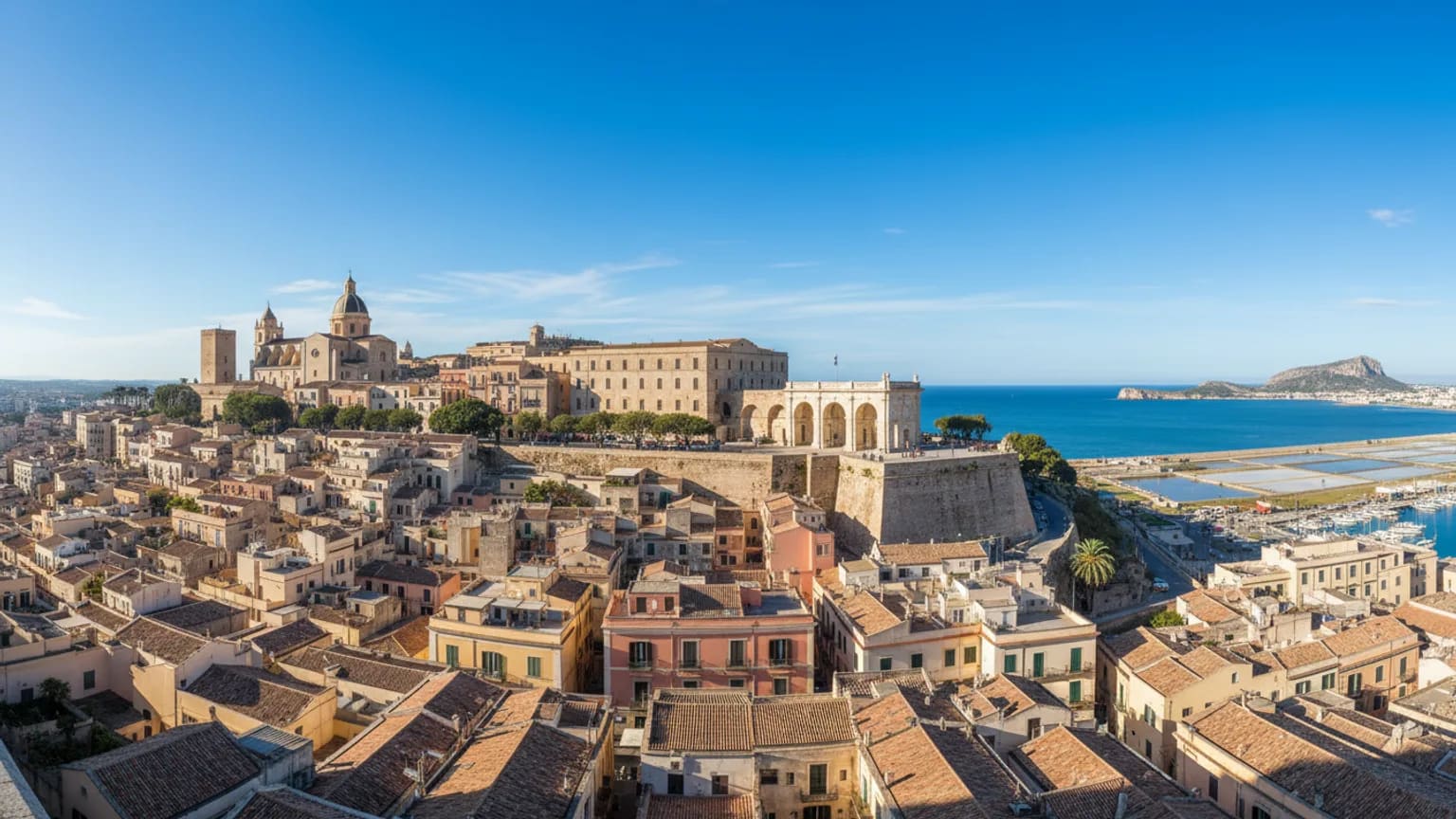 Vue panoramique de Cagliari