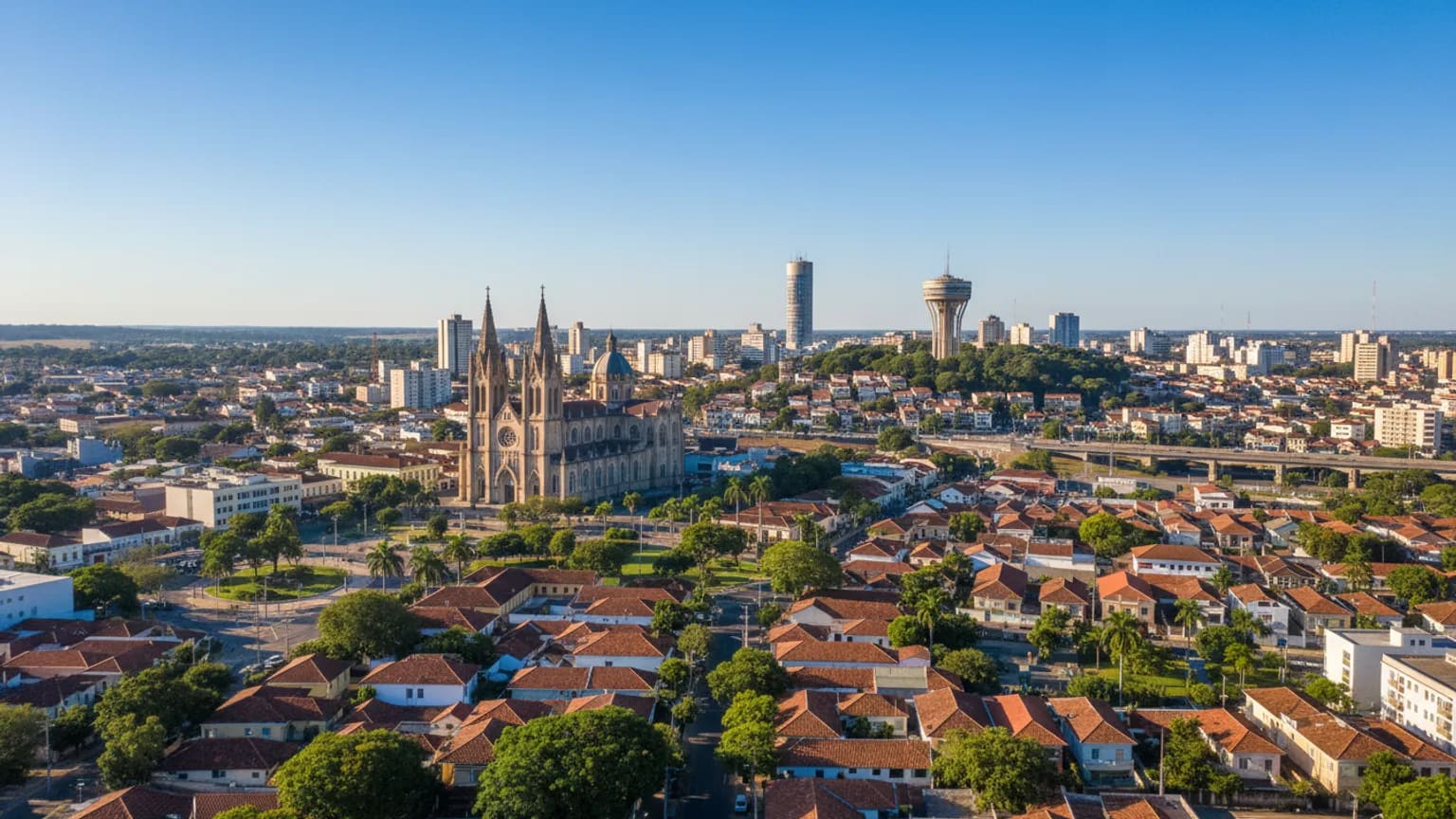 Vue panoramique de Campinas