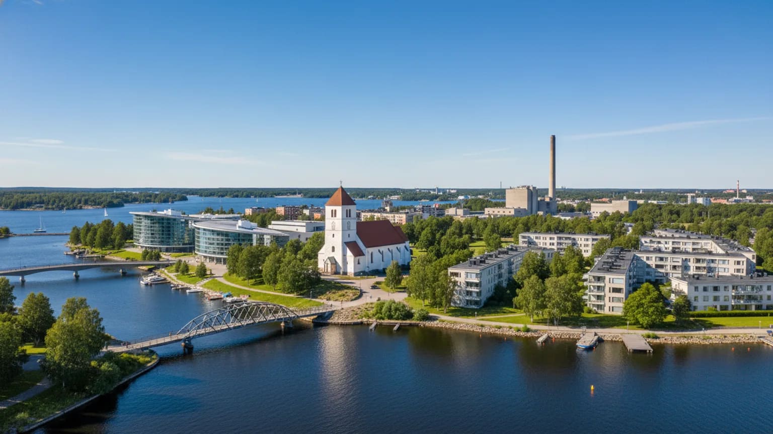 Vue panoramique de Espoo
