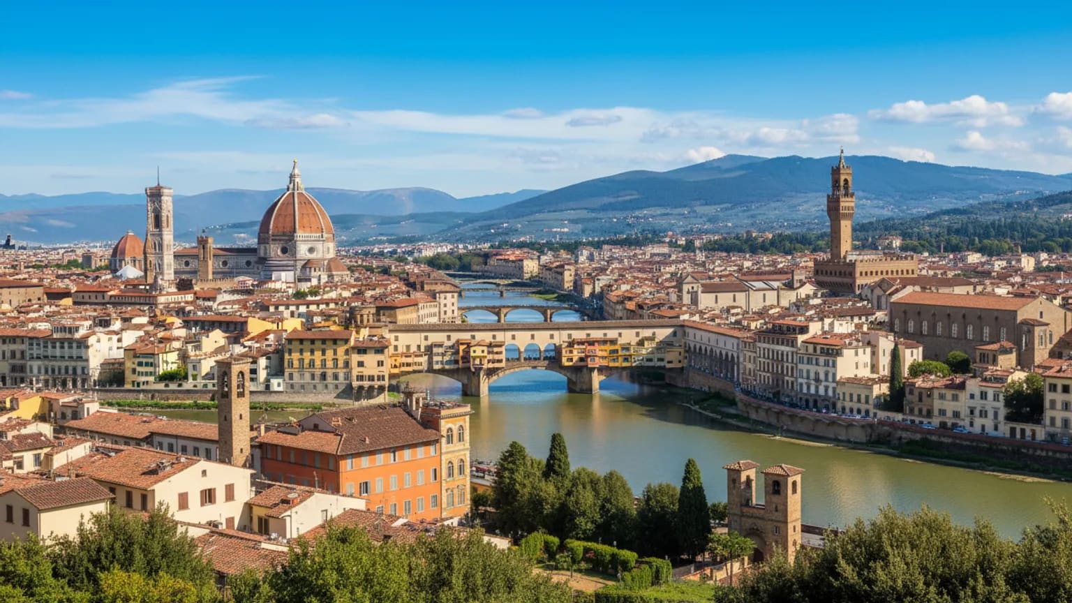 Vue panoramique de Florence