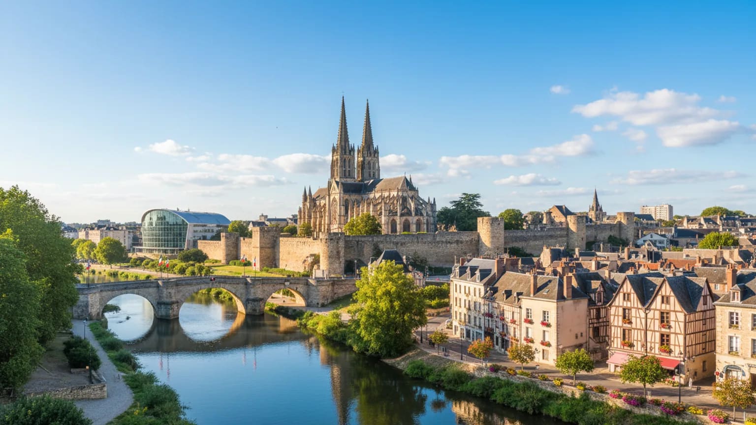 Vue panoramique de Le Mans
