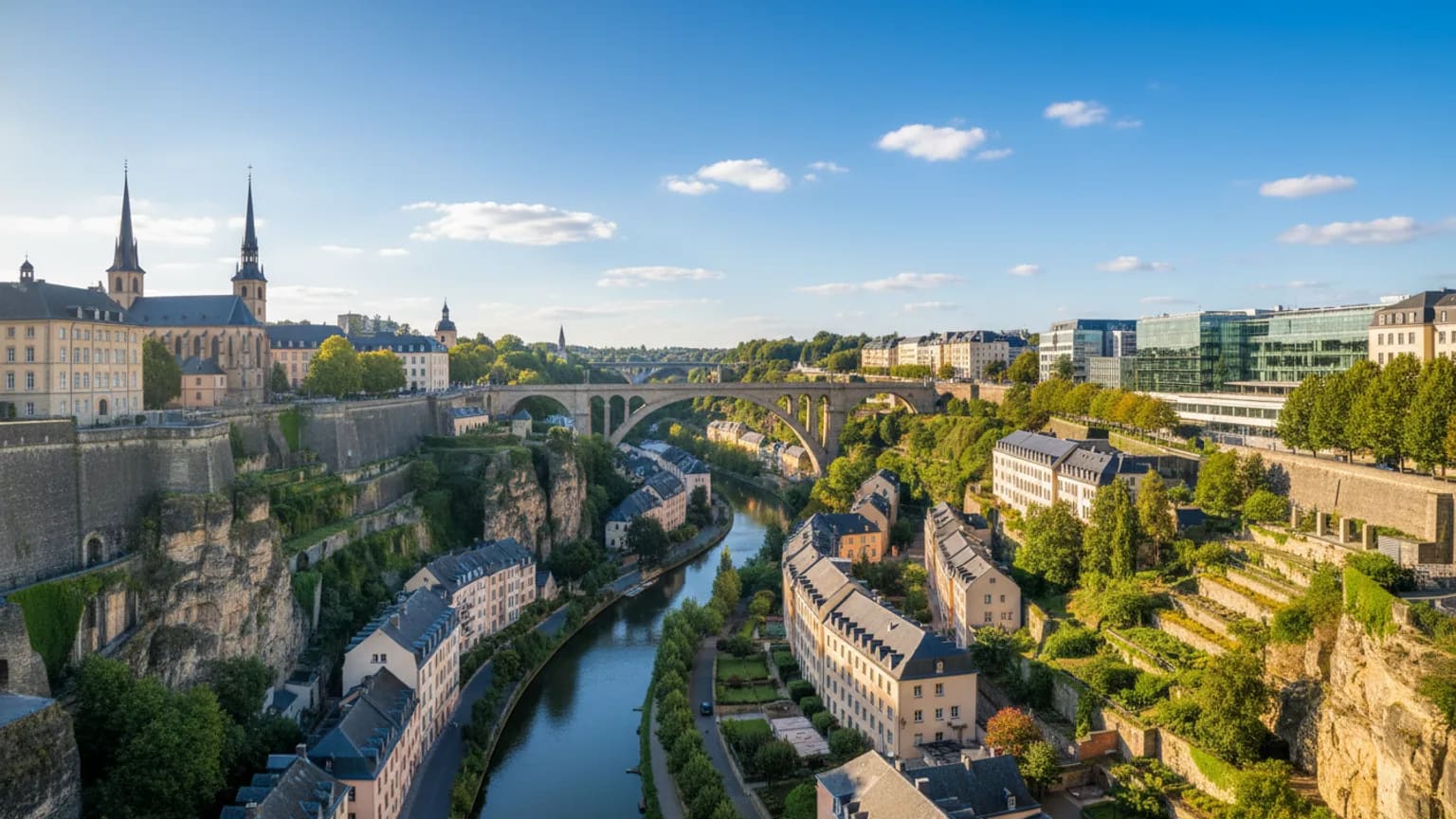 Vue panoramique de Luxembourg