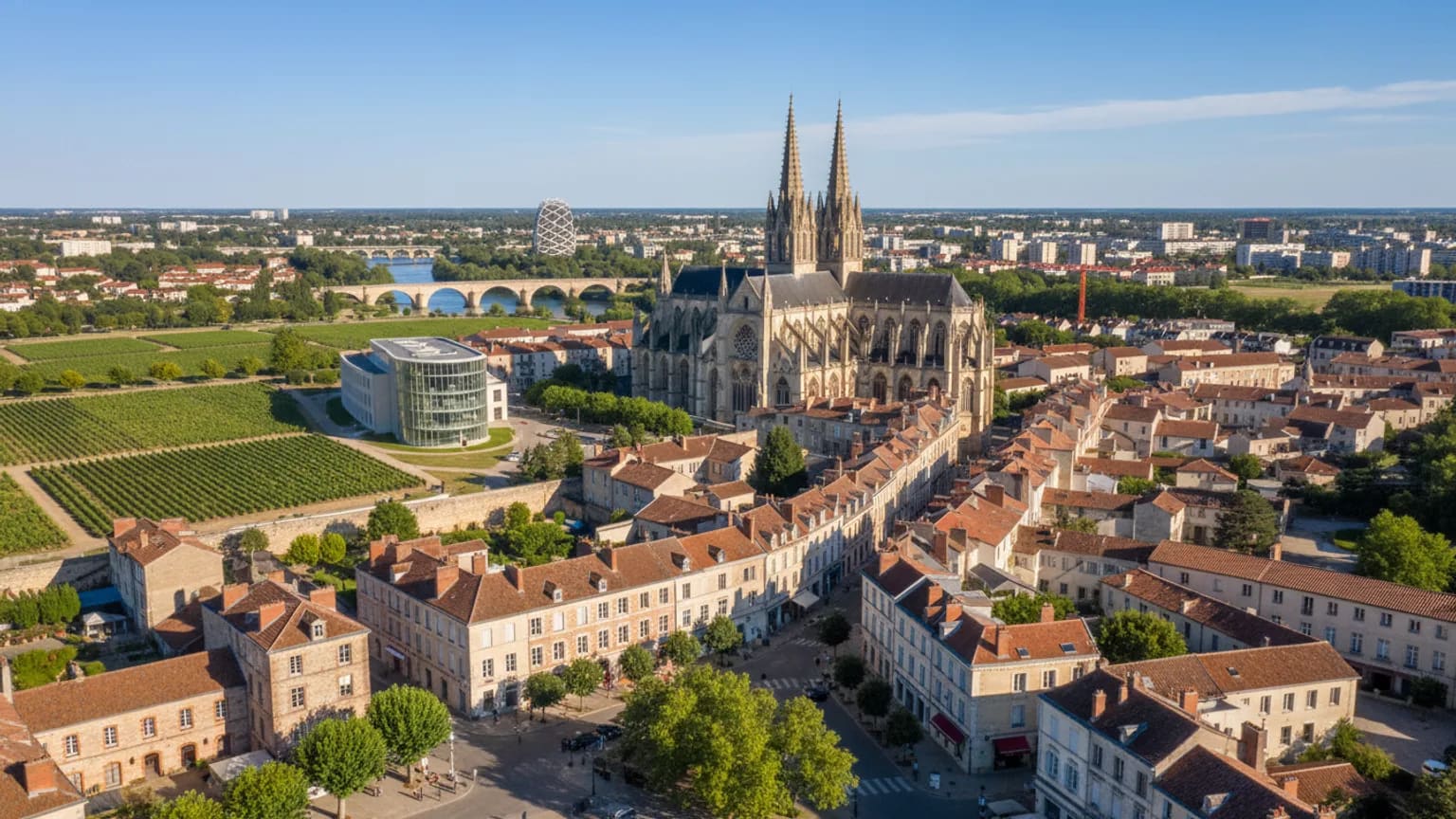 Vue panoramique de Mérignac