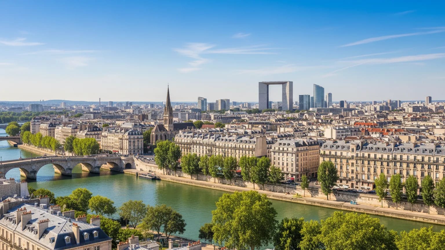 Vue panoramique de Neuilly-sur-Seine